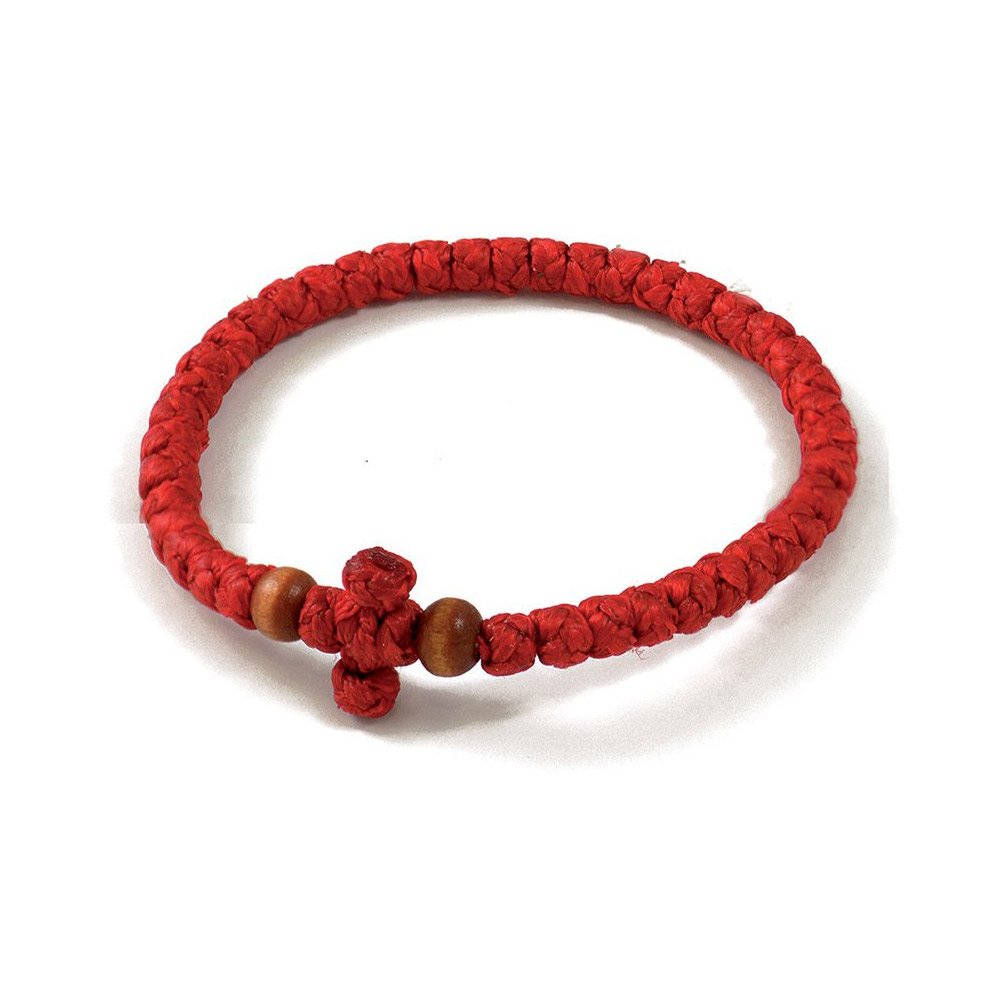 Handmade Prayer Rope Medium Size Red