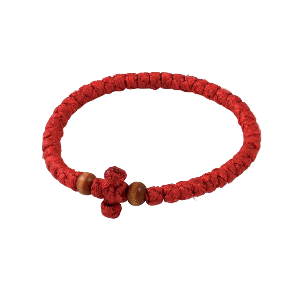 Handmade Prayer Rope Medium Size Red