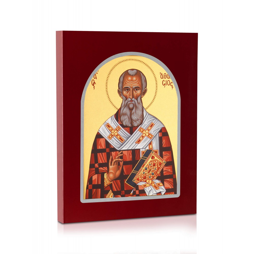 Saint Athanasius the Great - Carved Wood - 4
