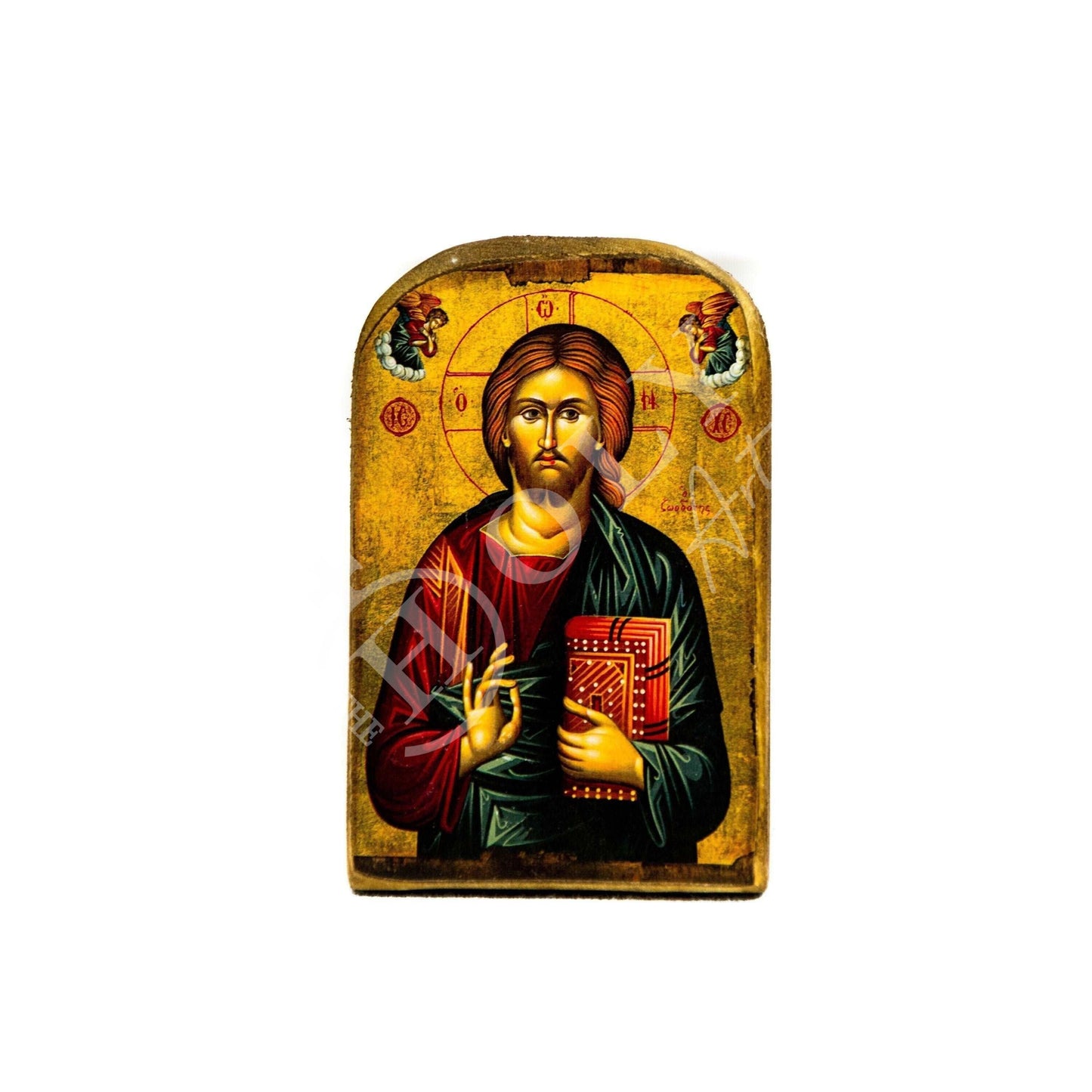 20 pcs Custom Greek Handmade Orthodox icon Bomboniera Martyrika Wedding Baptism Christening Favors 14x9cm TheHolyArt