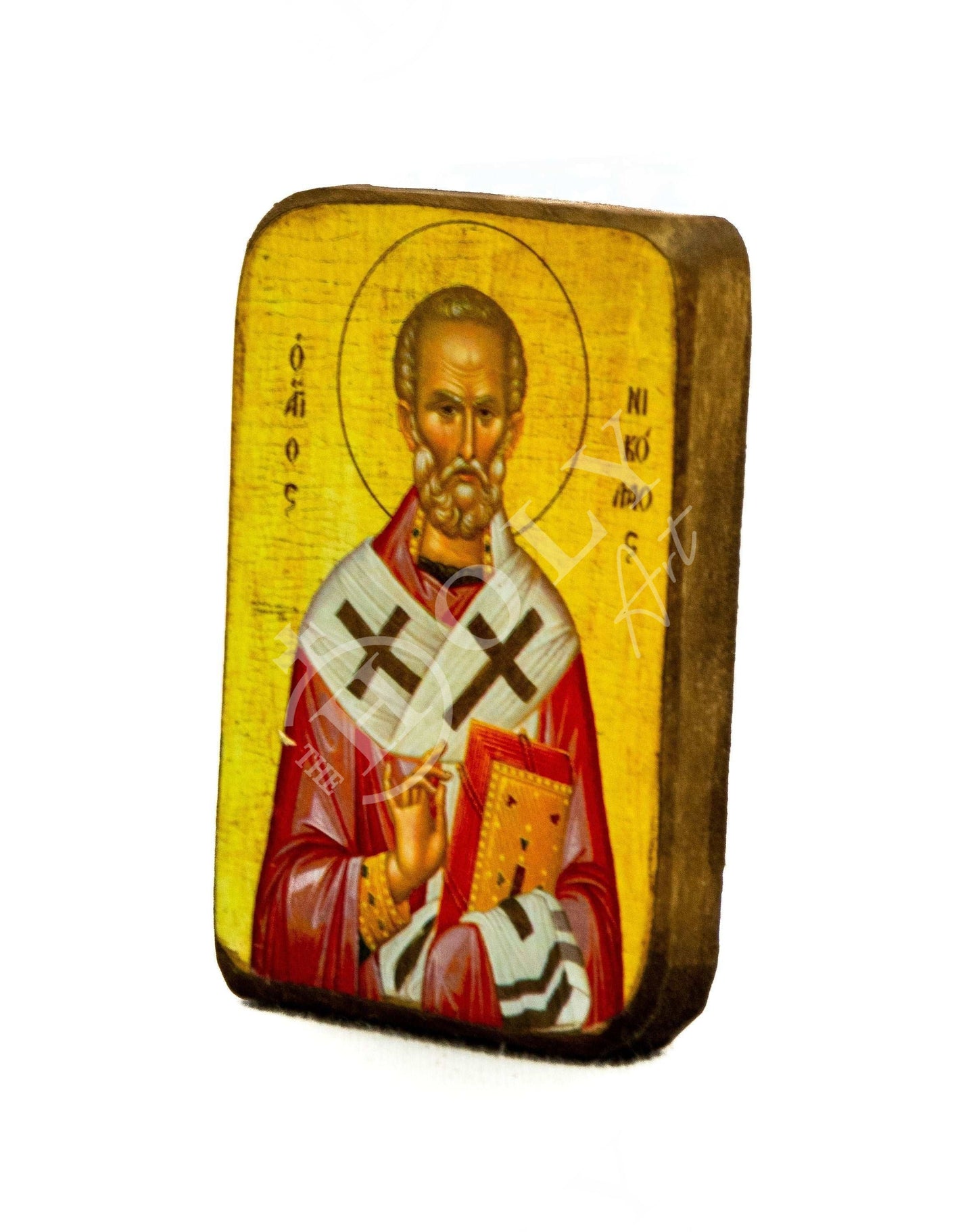 20 pcs Custom Greek Handmade Orthodox icon Bomboniera Martyrika Wedding Baptism Christening Favors 12x9cm TheHolyArt