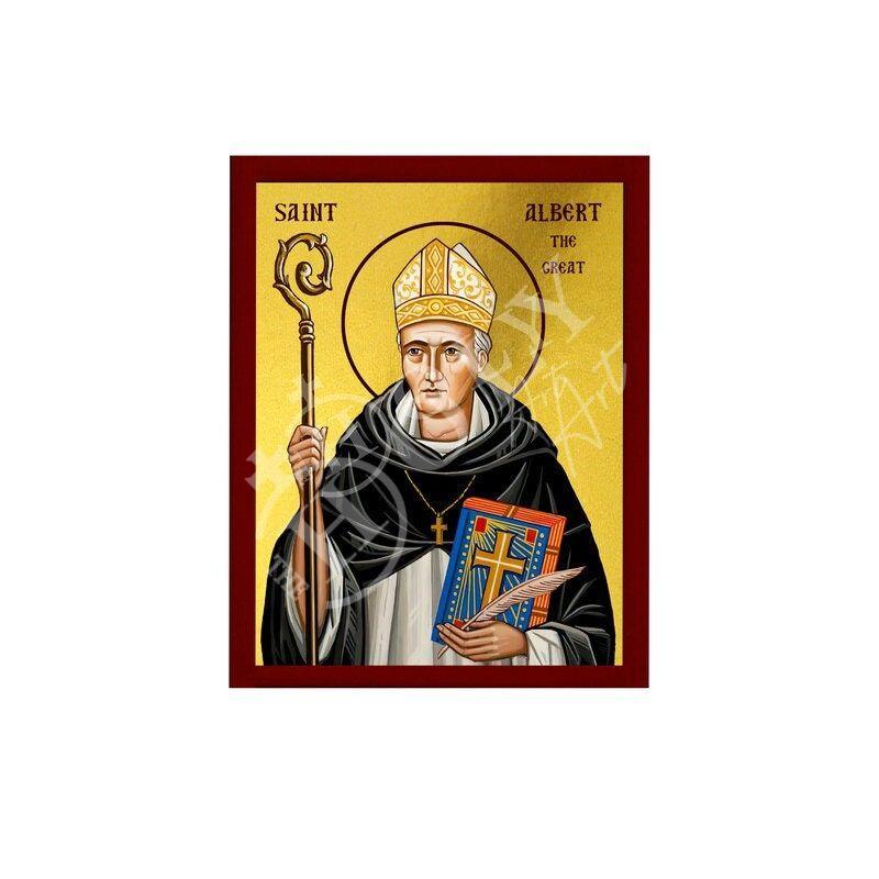 Saint Albert the Great - Handmade Catholic Icon | TheHolyArt