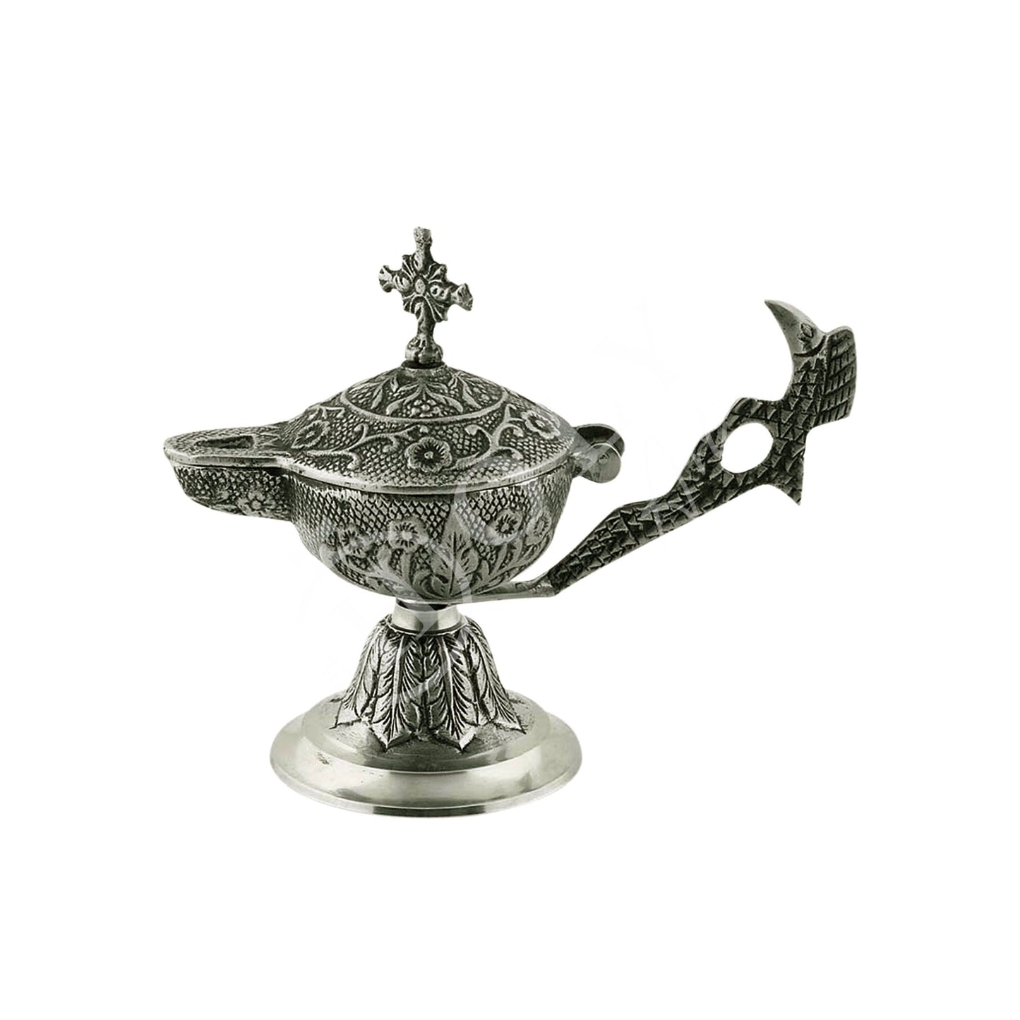 Christian Brass Resin Incense Burner, Greek Orthodox Thurible Incense holder, Metal Byzantine Home Censer Perfume burner, religious decor - TheHolyArt
