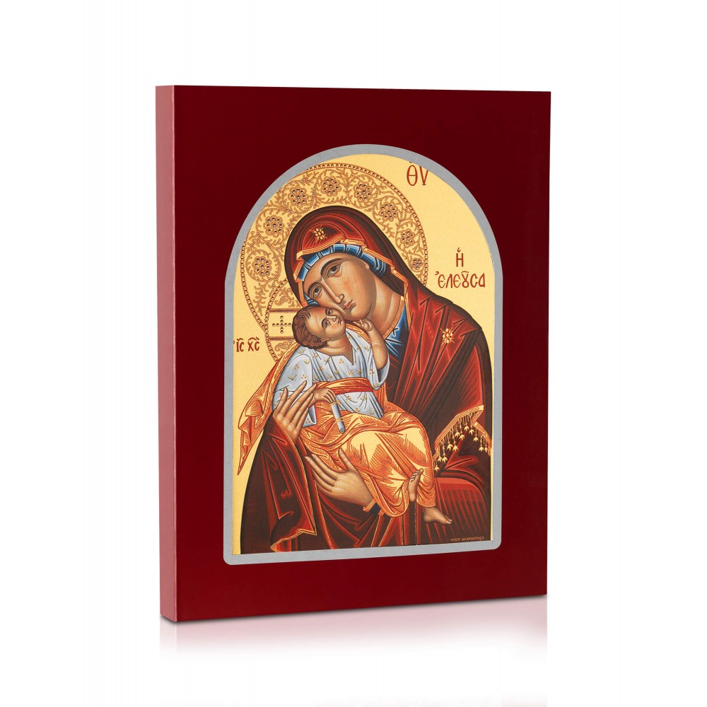 Virgin Mary Eleousa - Carved Wood - 3