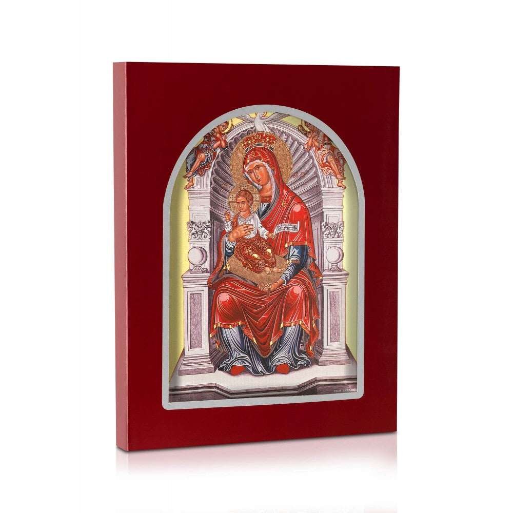 Virgin Mary "Lady the Lambovitissa" - Carved Wood - 4