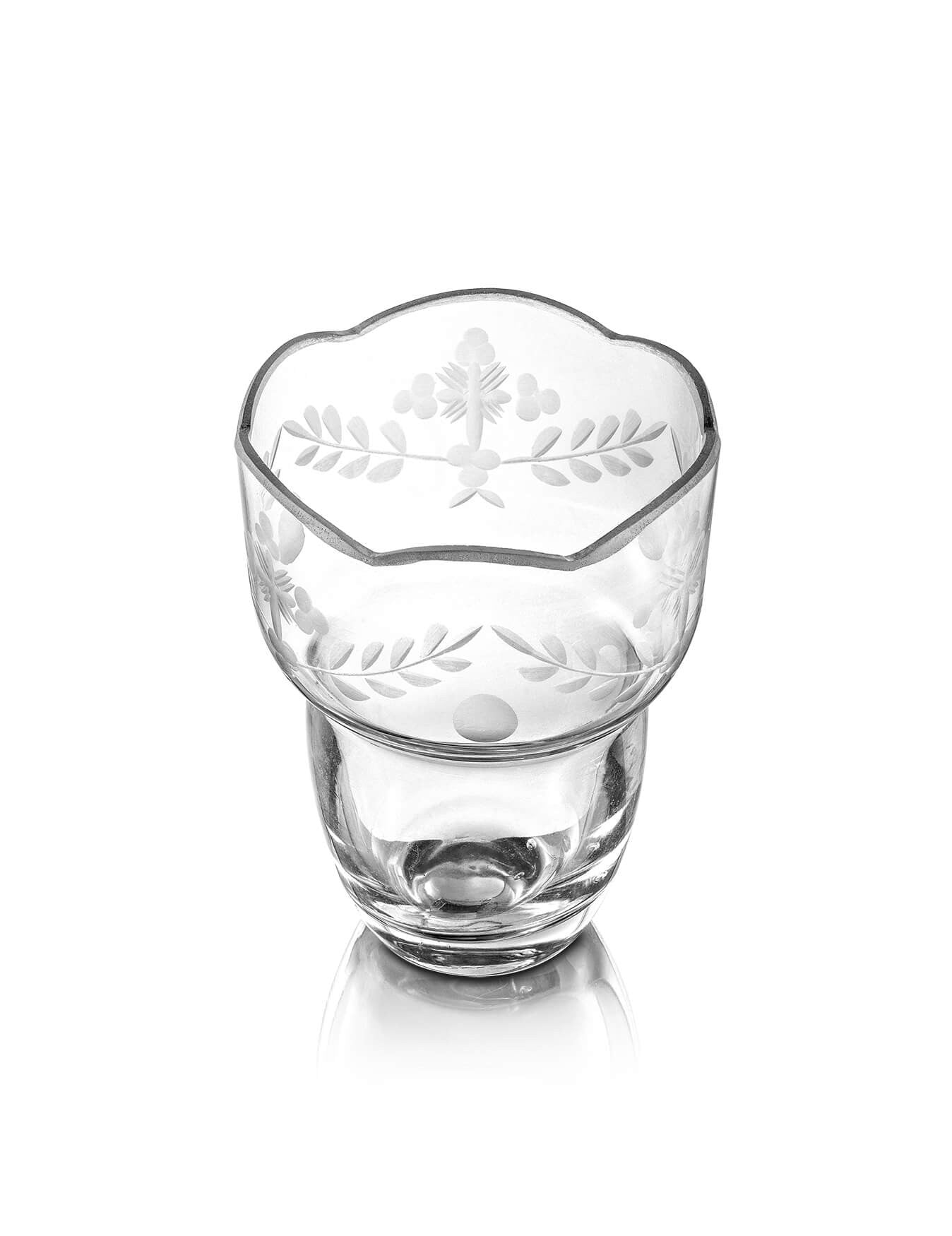 Romanian vigil lamp Transparent Oval – detail view | TheHolyArt