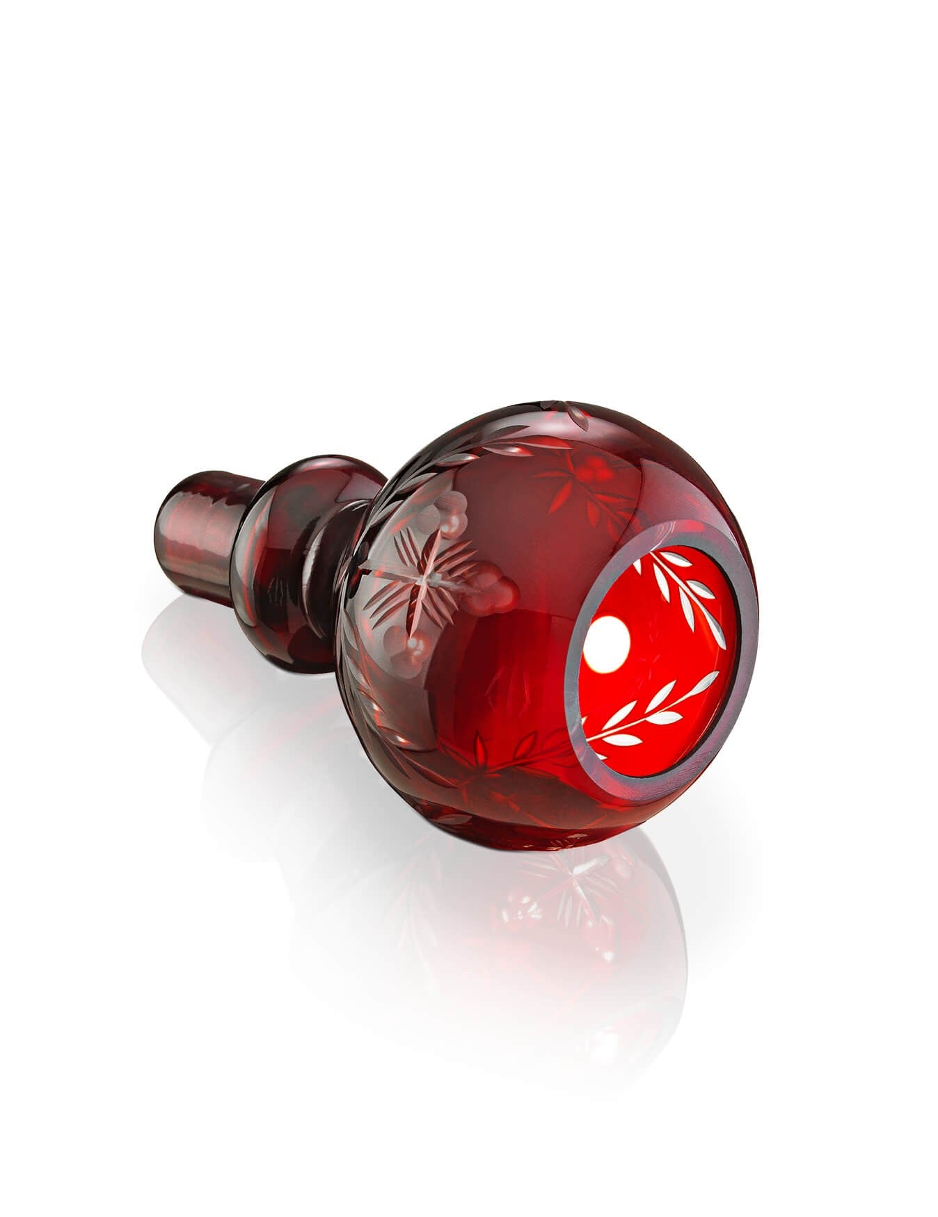 Romanian red vigil lamp – detail view | TheHolyArt
