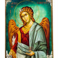 Archangel Gabriel icon, Handmade Greek Orthodox icon of St Gabriel, Byzantine art wall hanging on wood plaque, religious gift TheHolyArt