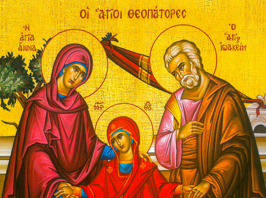 Saint Joachim & Anna icon