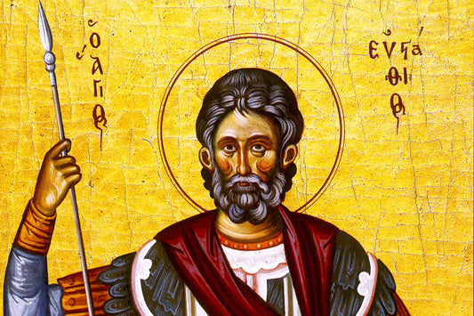 Saint Eustathius orthodox icon