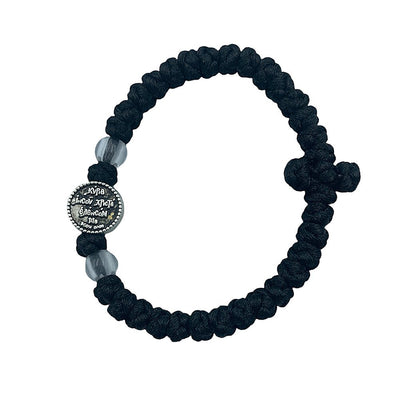 Black Handmade Prayer Rope Lord Jesus Christ Have Mercy
