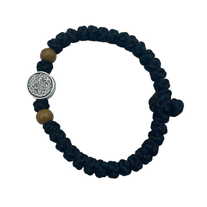 Christogram ICXC NIKA prayer rope detail
