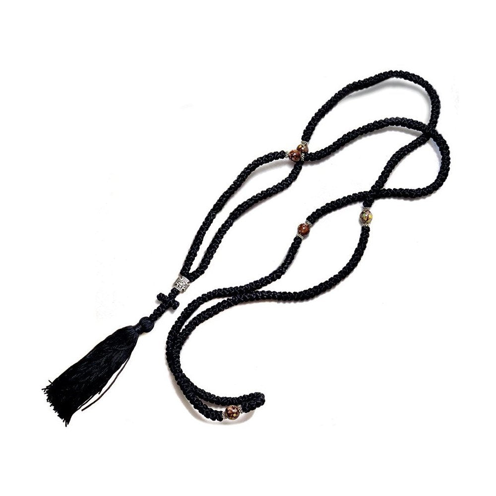 Prayer Rope 300 knot Silk Thread Porcelain Beads