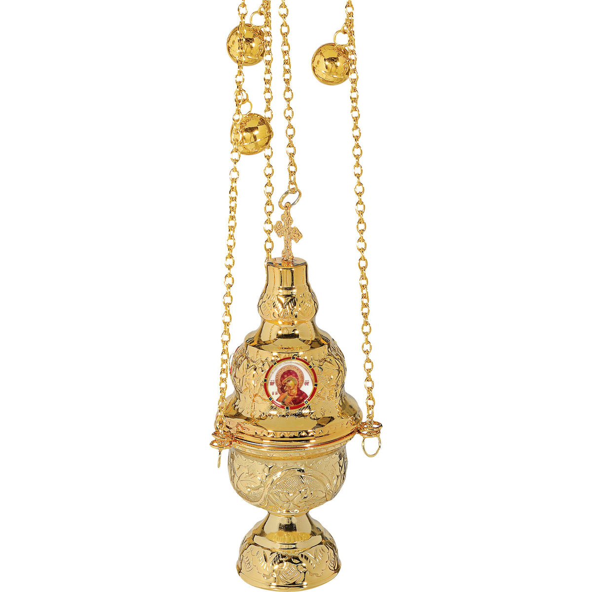 Hanging Church Censer Athenian Style - TheHolyArt
