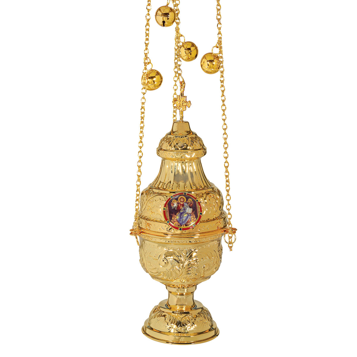 Hanging Church Censer Athenian Style - TheHolyArt