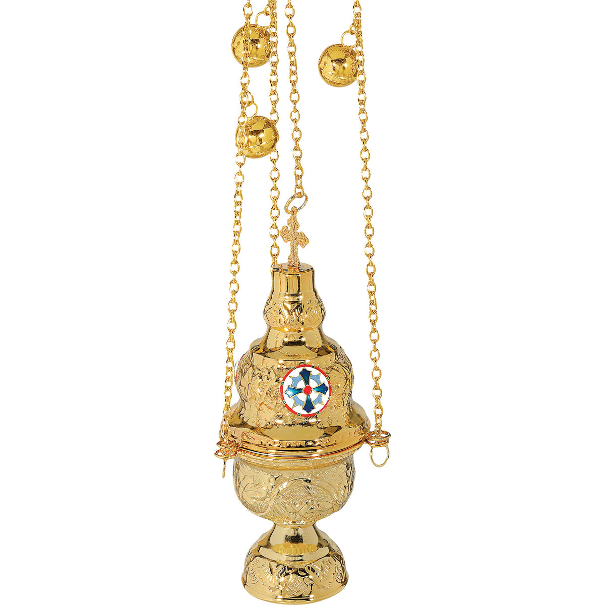 Hanging Church Censer Athenian Style - TheHolyArt