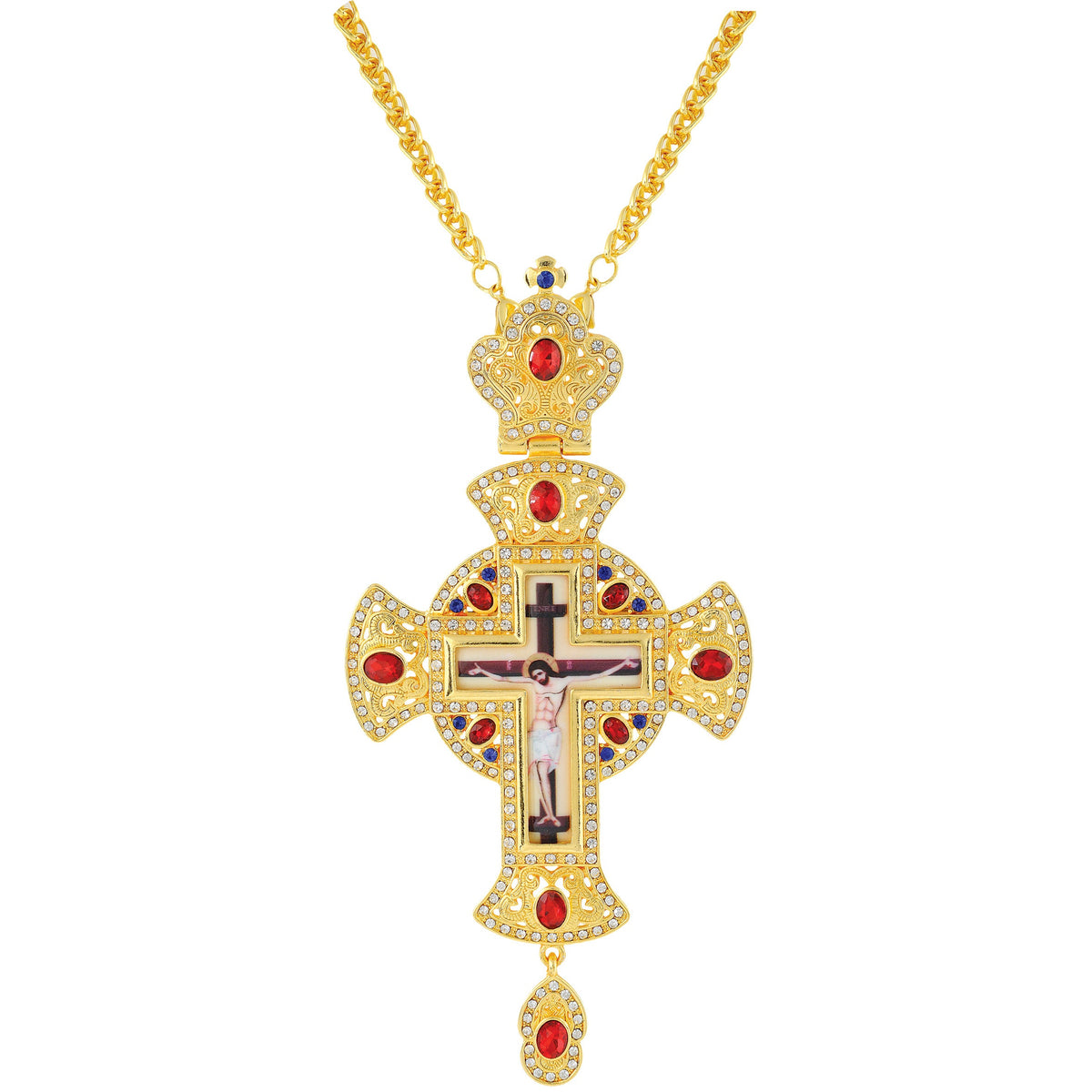 Priest Pectoral Cross with the Crucifixion - TheHolyArt