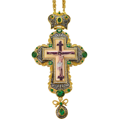 Priest Pectoral Cross with the Crucifixion - TheHolyArt