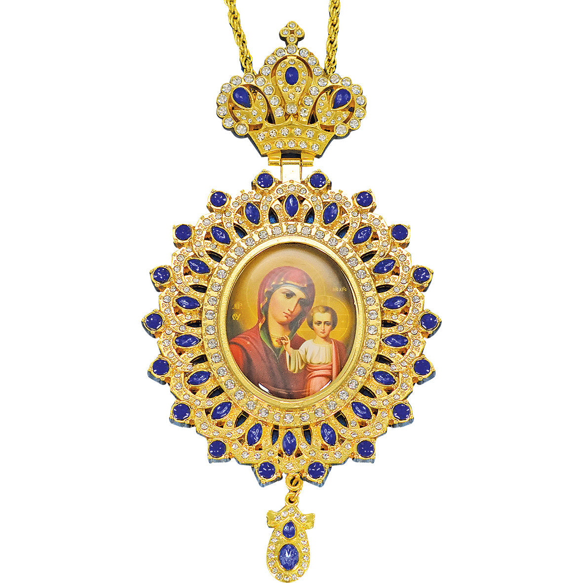 Bishop Encolpion Panagia Theotokos and Child - TheHolyArt