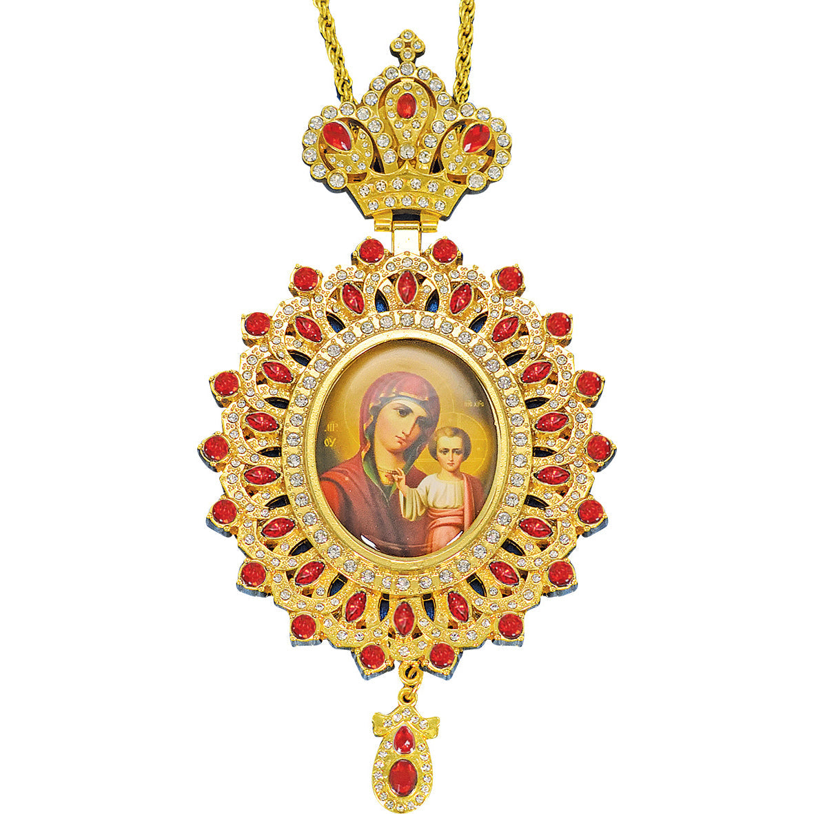 Bishop Encolpion Panagia Theotokos and Child - TheHolyArt