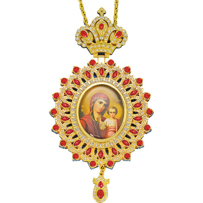 Bishop Encolpion Panagia Theotokos and Child - TheHolyArt