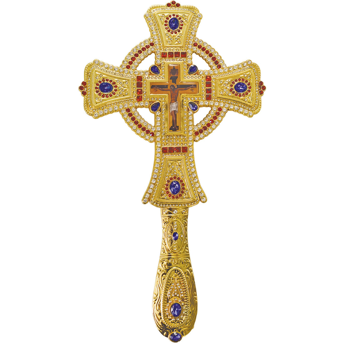 Blessing Cross with Ring and Stones - TheHolyArt