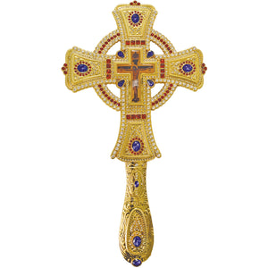 Blessing Cross with Ring and Stones - TheHolyArt