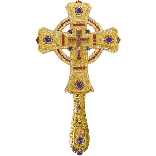 Blessing Cross with Ring and Stones - TheHolyArt