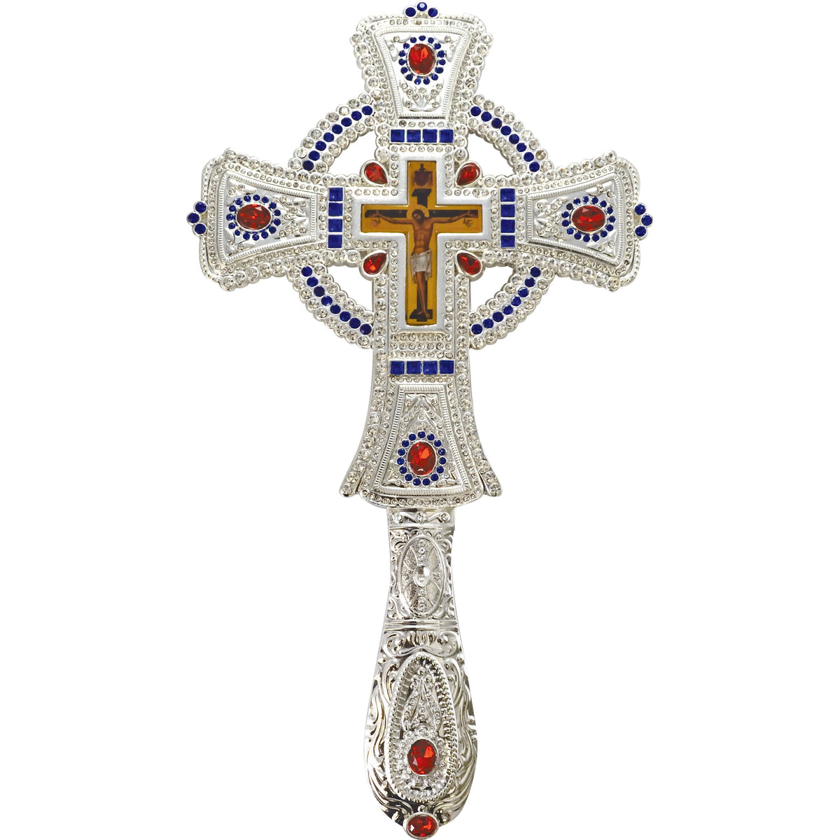 Blessing Cross with Ring and Stones - TheHolyArt