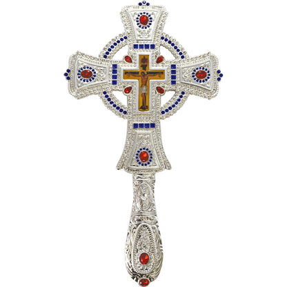Blessing Cross with Ring and Stones - TheHolyArt