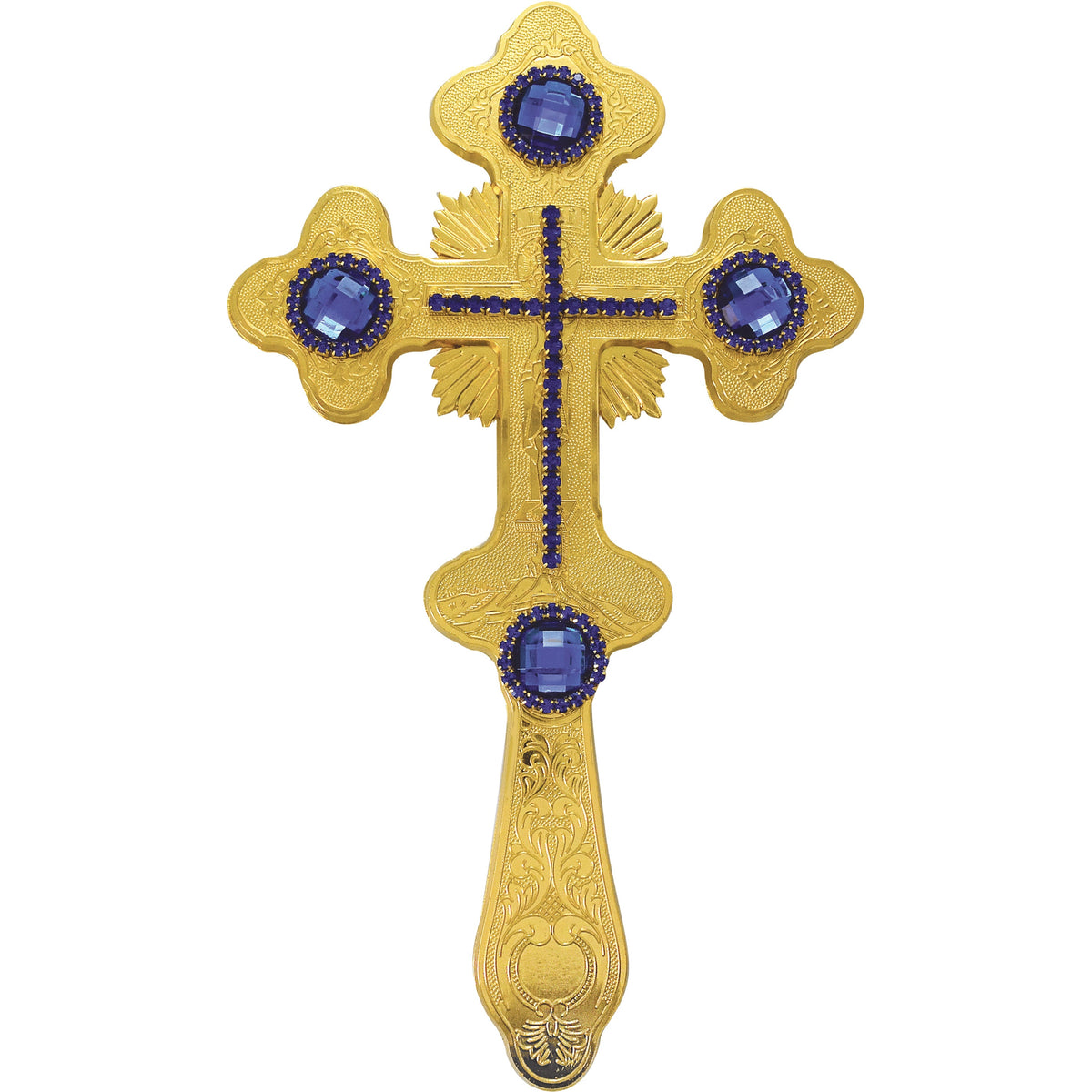 Blessing Cross with Large Stones - TheHolyArt