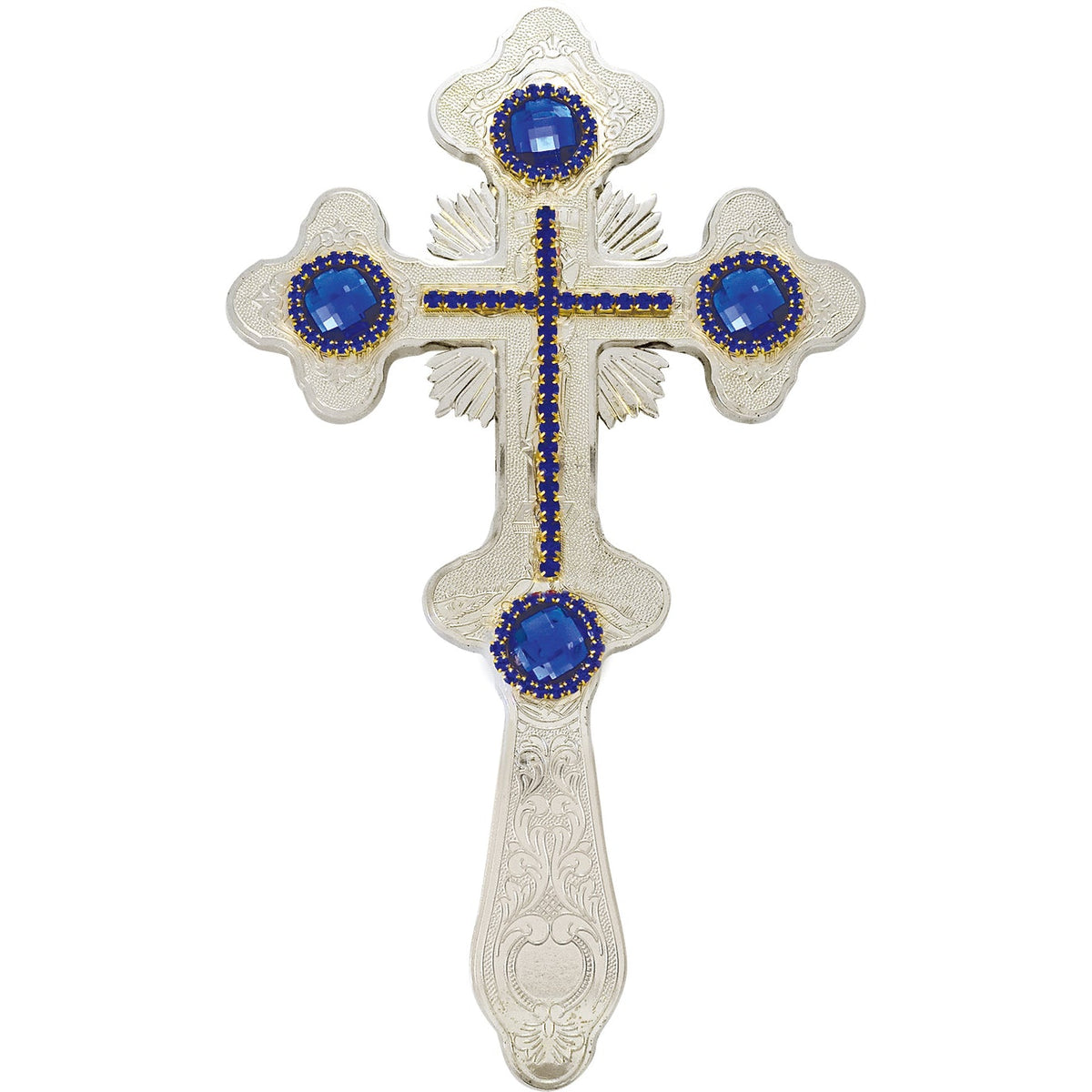 Blessing Cross with Large Stones - TheHolyArt