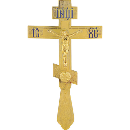 Blessing Cross Russian Eight-Point with Crucifix - TheHolyArt