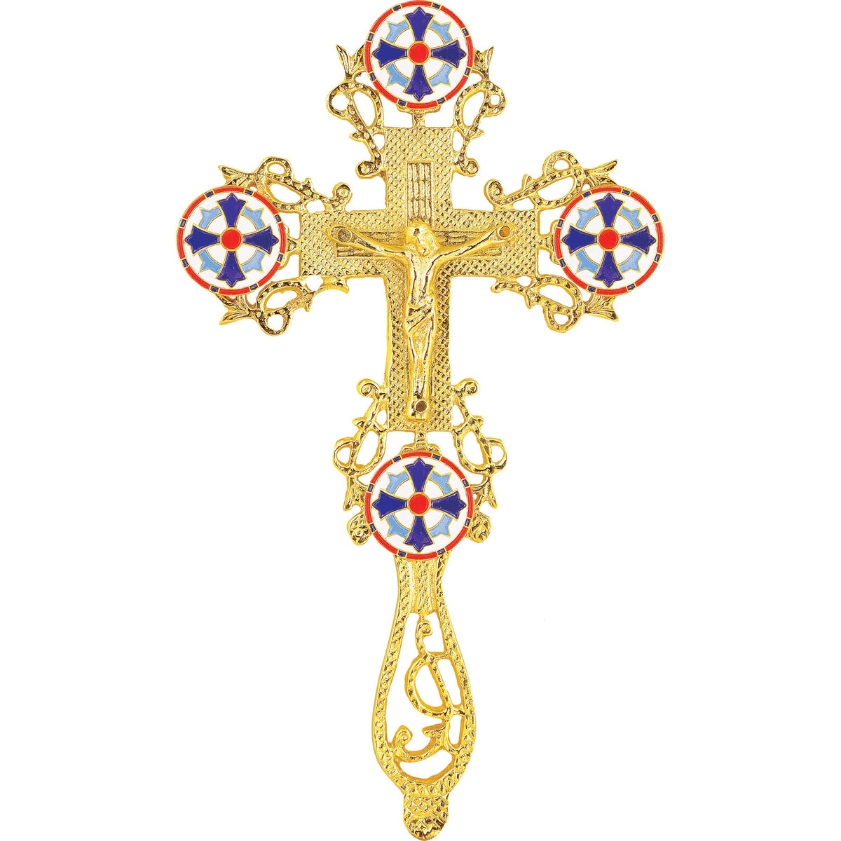 Blessing Cross Openwork Filigree Style - TheHolyArt