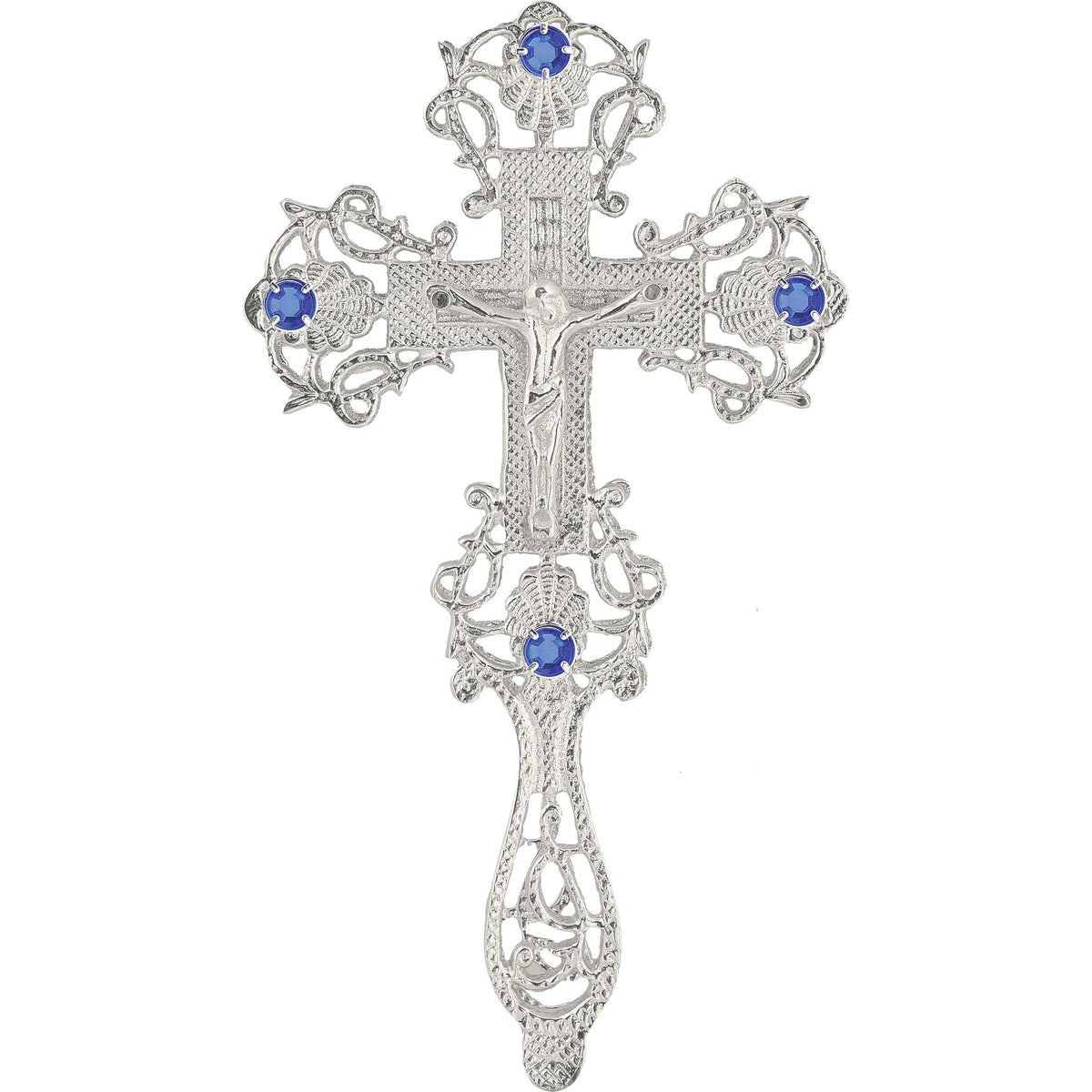 Blessing Cross Openwork Filigree Style - TheHolyArt