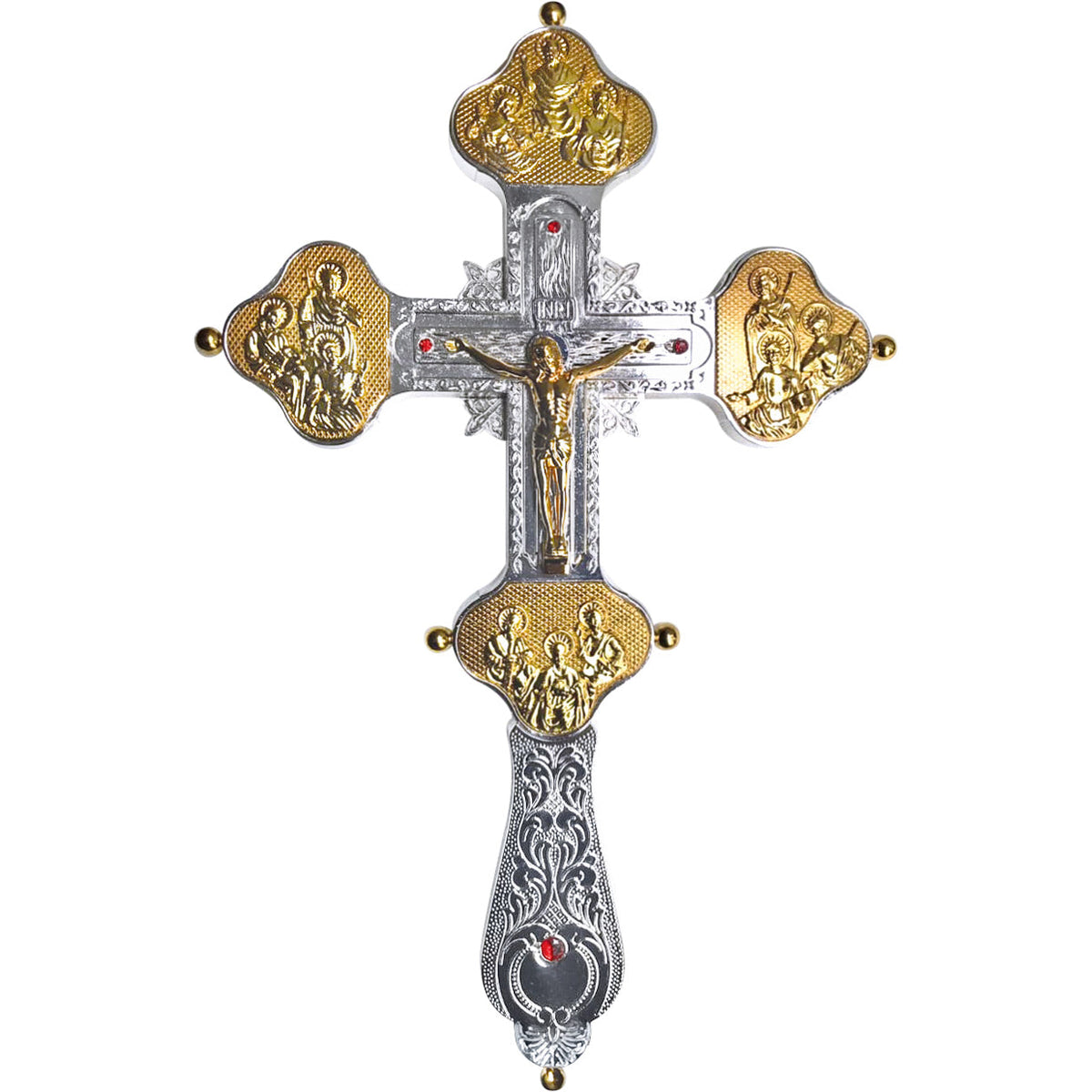 Blessing Cross with Relief Scenes - TheHolyArt