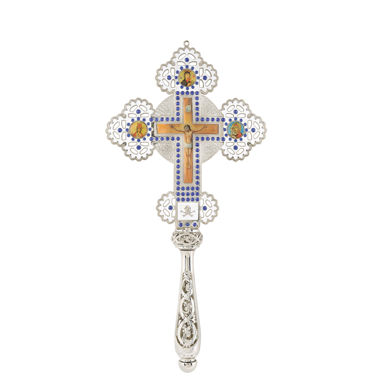 Blessing Cross Trefoil Jewelled - TheHolyArt