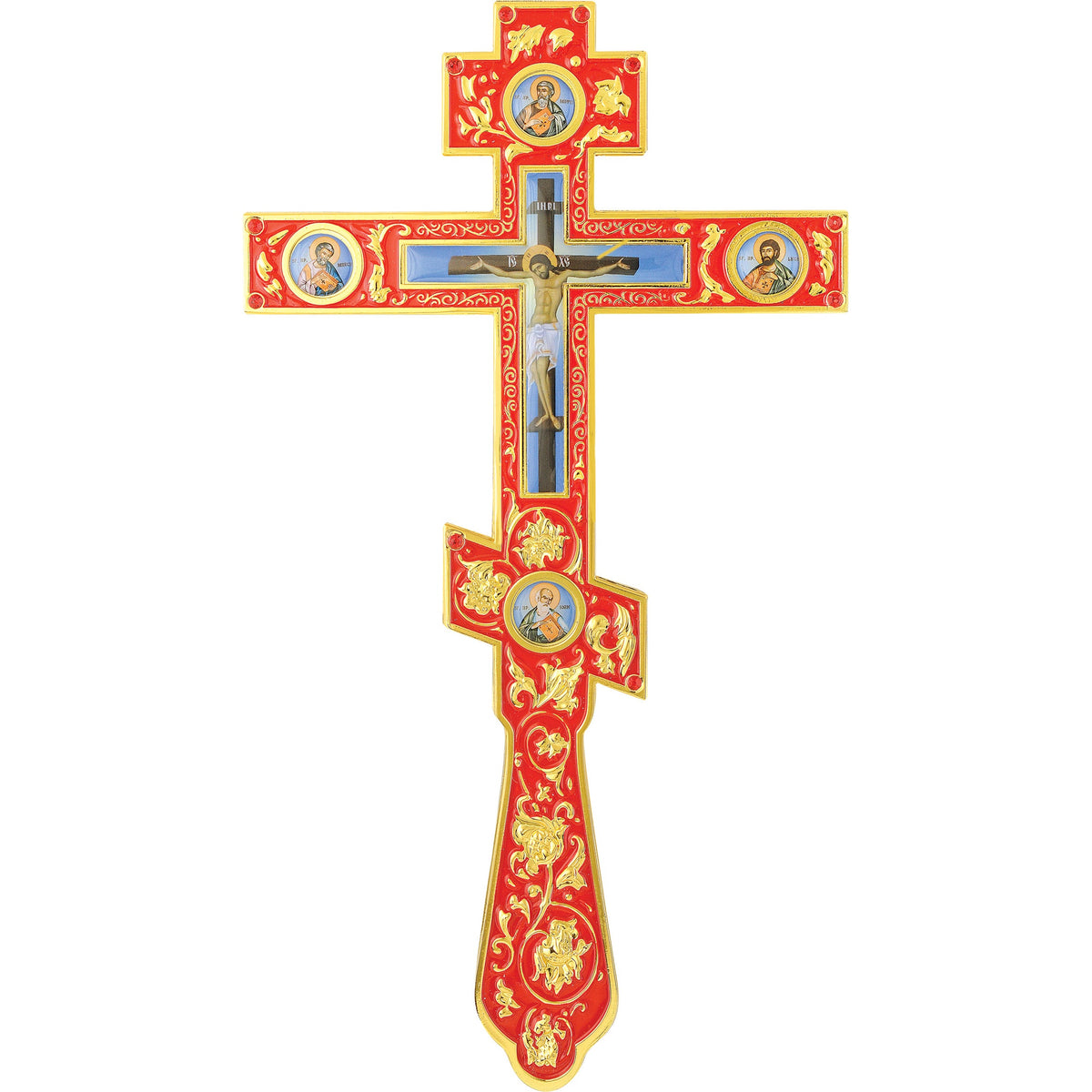 Blessing Cross Ornate with the Crucifixion - TheHolyArt