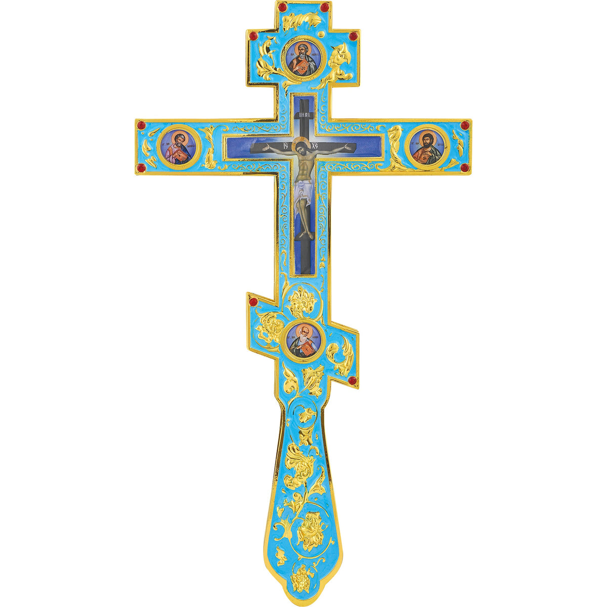 Blessing Cross Ornate with the Crucifixion - TheHolyArt