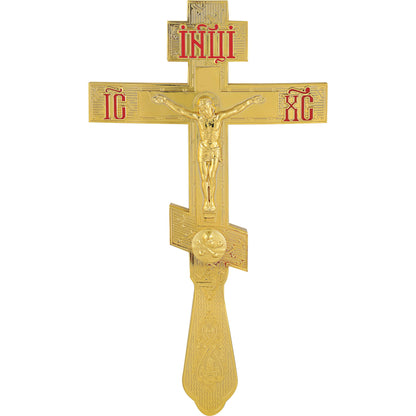 Blessing Cross Russian Eight-Point with Crucifix - TheHolyArt