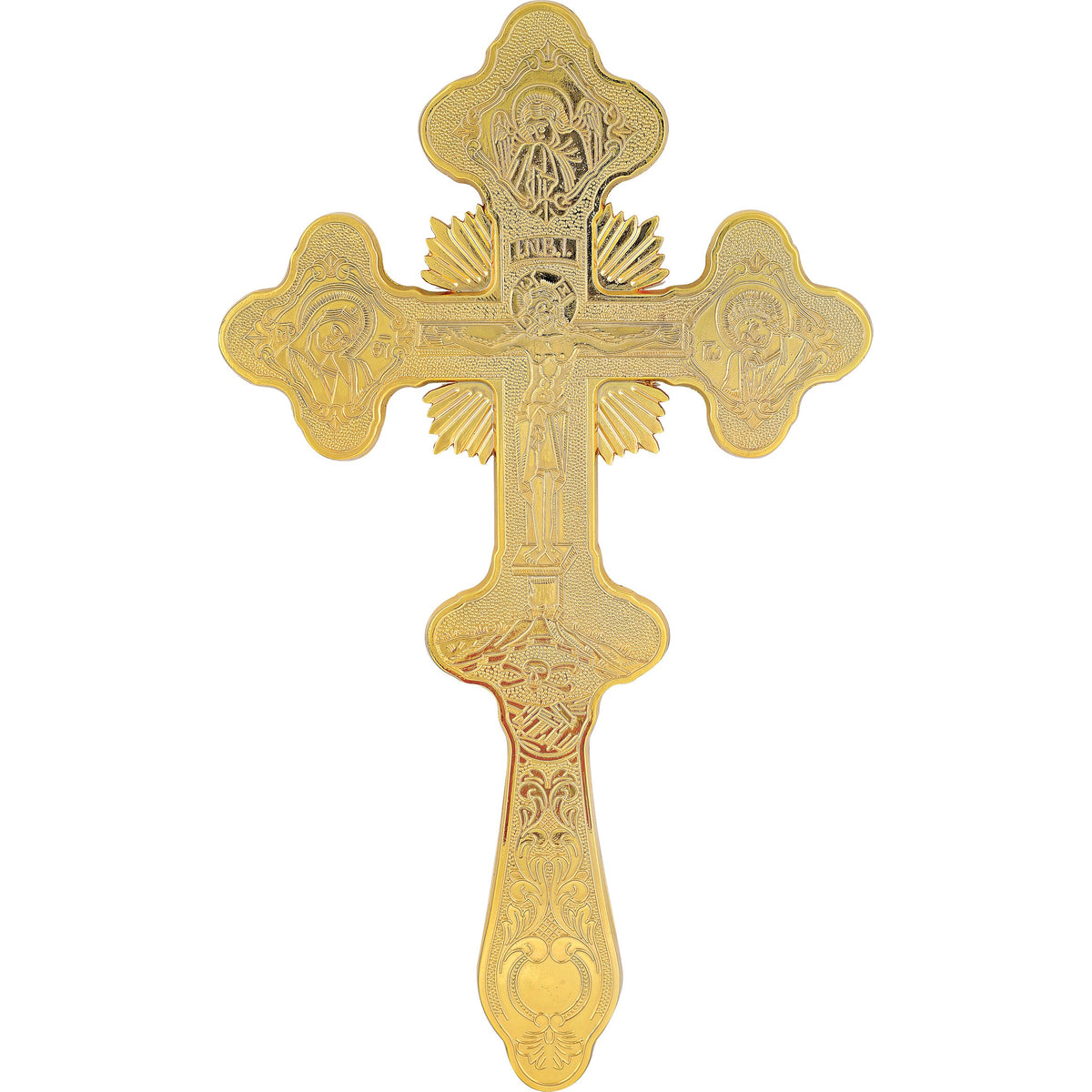 Blessing Cross Embossed Budded - TheHolyArt