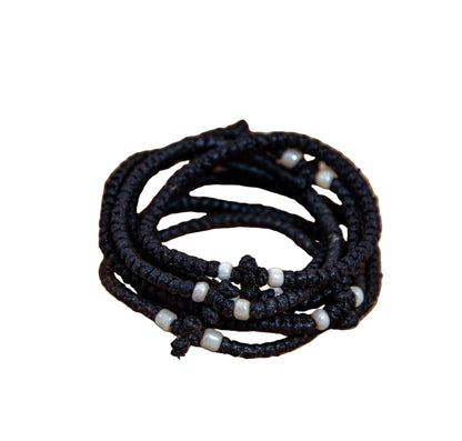 Cuerda de oración hecha a mano, pulsera Komboskini de 52 nudos, pulsera ortodoxa griega Chotki Brojanica bendecida del Monte Athos, regalo religioso