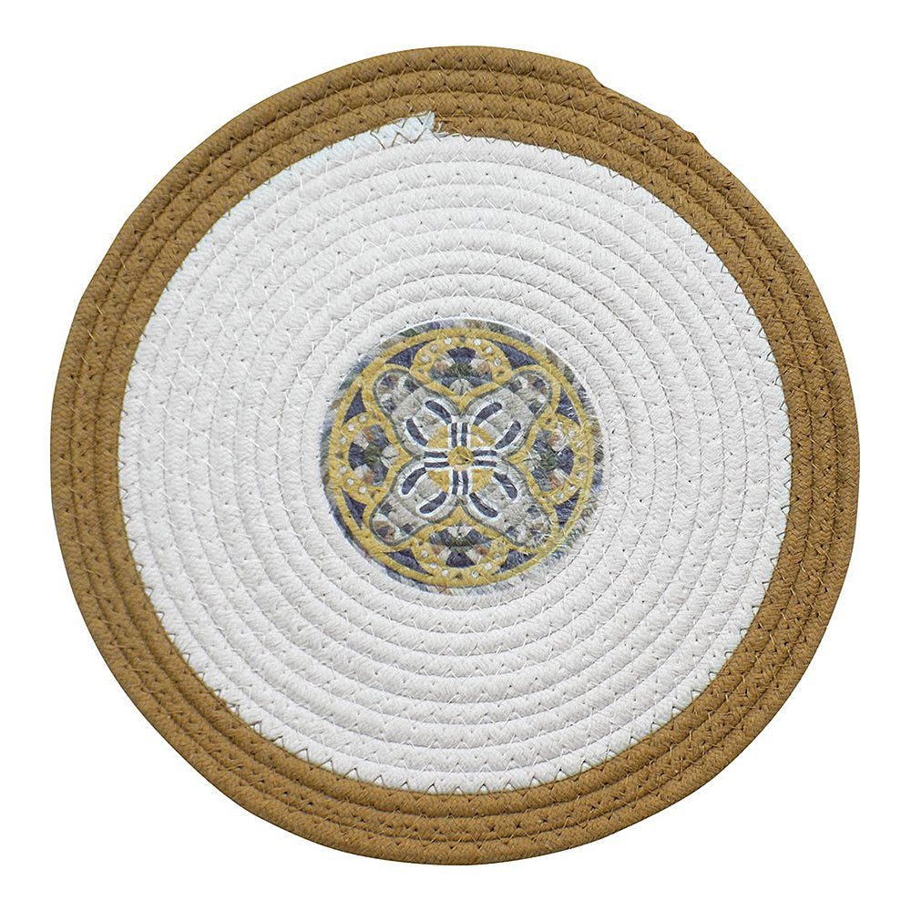 Greek Orthodox handmade woven prosphora bread mat - TheHolyArt