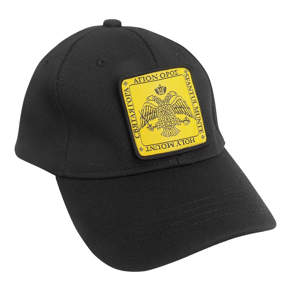 Black Greek Orthodox embroidered baseball cap - TheHolyArt