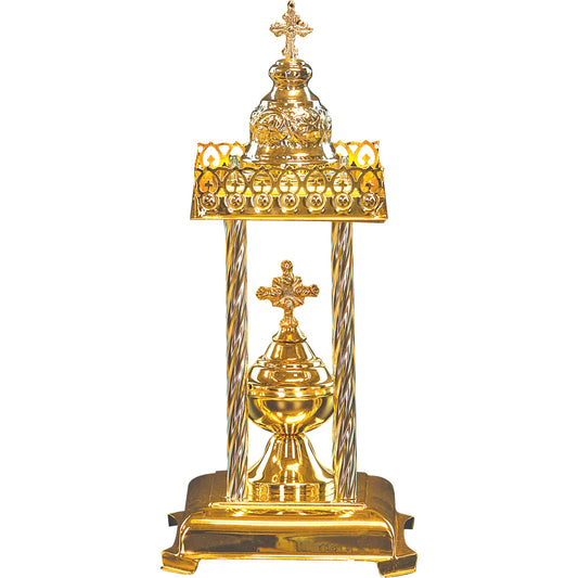 Altar Tabernacle Artophorion with Canopy and Columns - TheHolyArt
