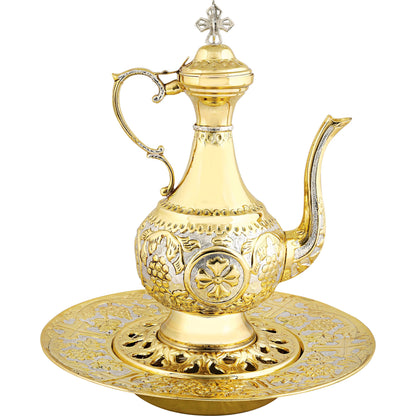 Altar Ewer and Basin Lavabo Set - TheHolyArt