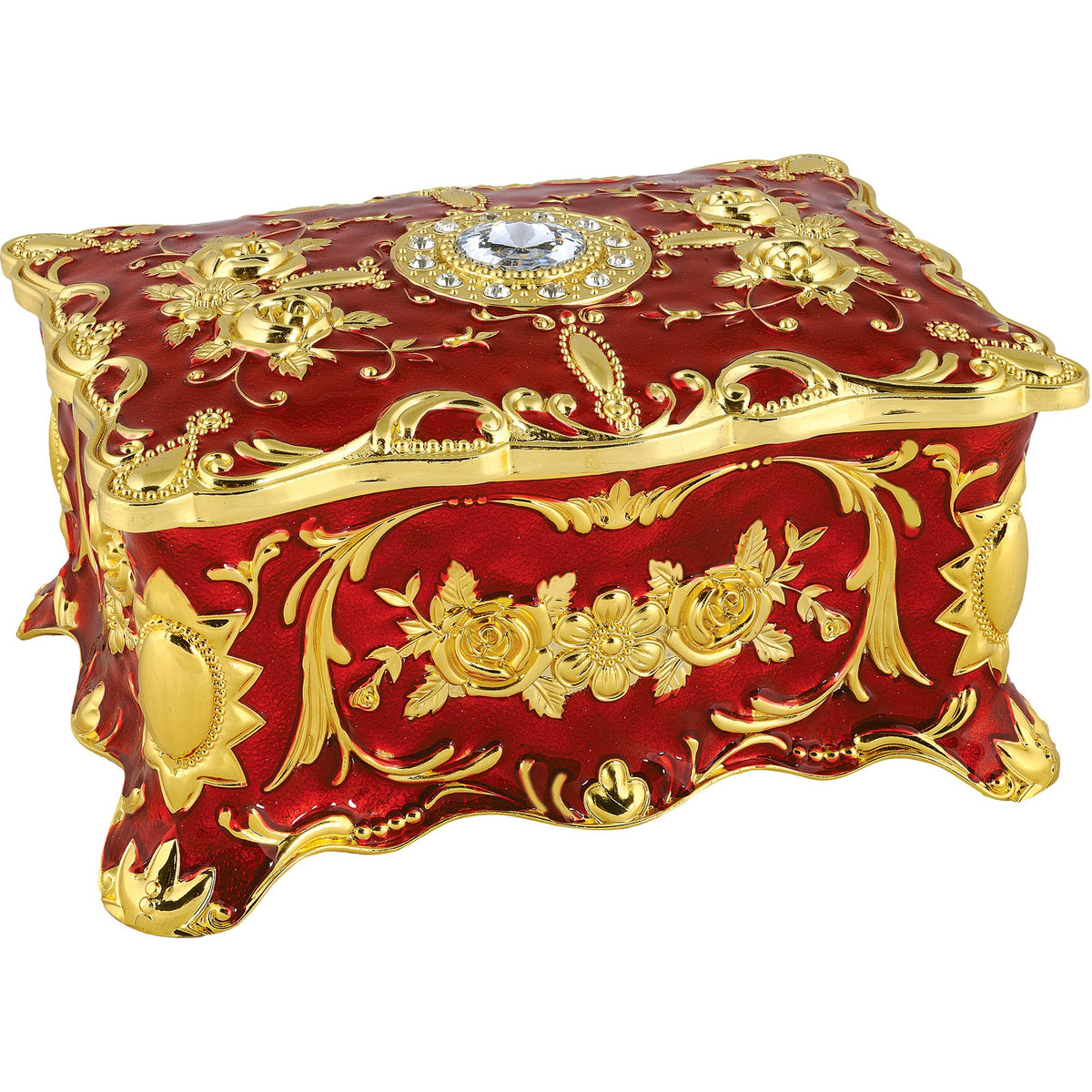 Reliquary Box with Clear Stone - TheHolyArt