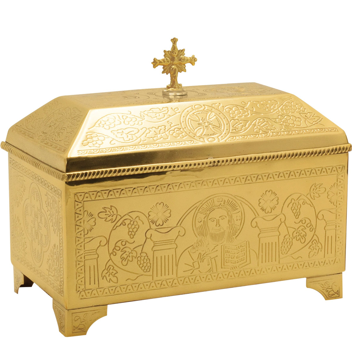 Reliquary Chest with Cross - TheHolyArt