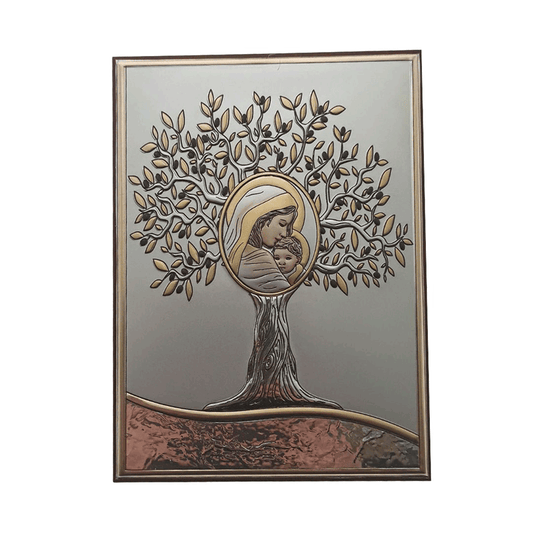 Tree of Life with the Holy Mother Icon - TheHolyArt