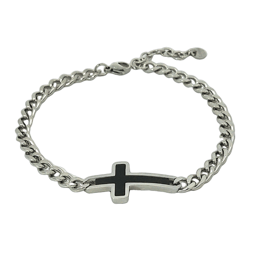 Men's Cross Bracelet - TheHolyArt